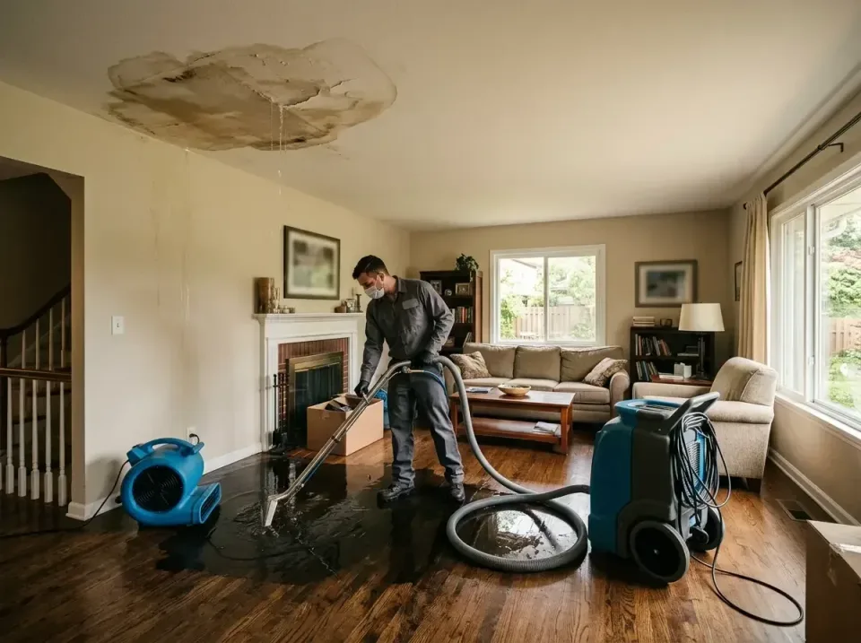attic-pipe-burst-ceiling-drip-008 — frequently asked questions, Water Damage Restoration & Carpet Care in Elkins, WV